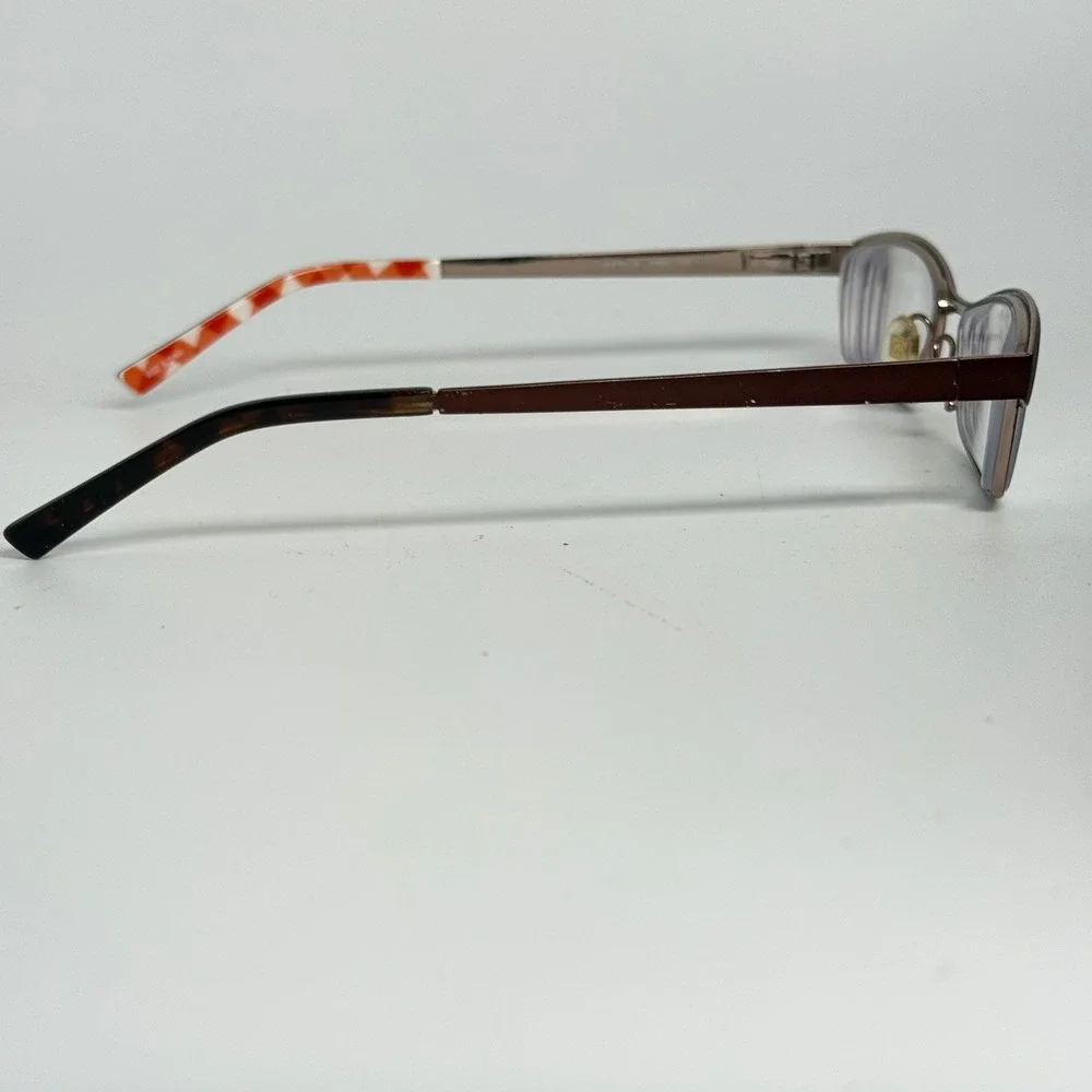 Kate Spade Alfreda QX64 Brown Metal Rectangular Eyeglasses Frames 51-16-135